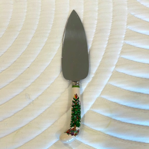 Spode Christmas Tree Pastry Server - Picture 3 of 4